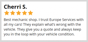 A satisfied customer who's happy with our jaguar servicing.