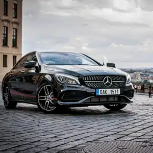 High-performance car requires quality parts like genuine Mercedes brake pads for safe city driving