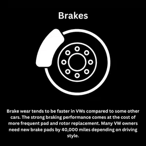 Volkswagen brake pads often wear quickly and need replacement sooner than some other brands