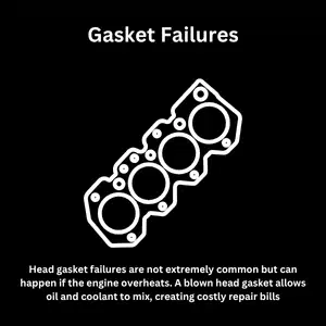 A head gasket failure can cause oil and coolant to mix and damage the engine