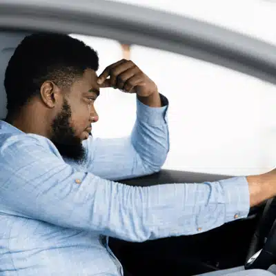 Worried motorist sits in driver’s seat, audi specialist needed to diagnose persistent dashboard warning today